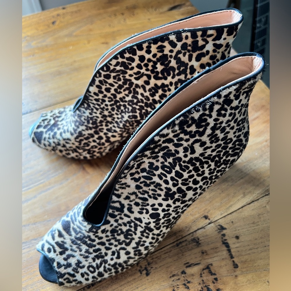 Vince Camuto Fur Print Heels